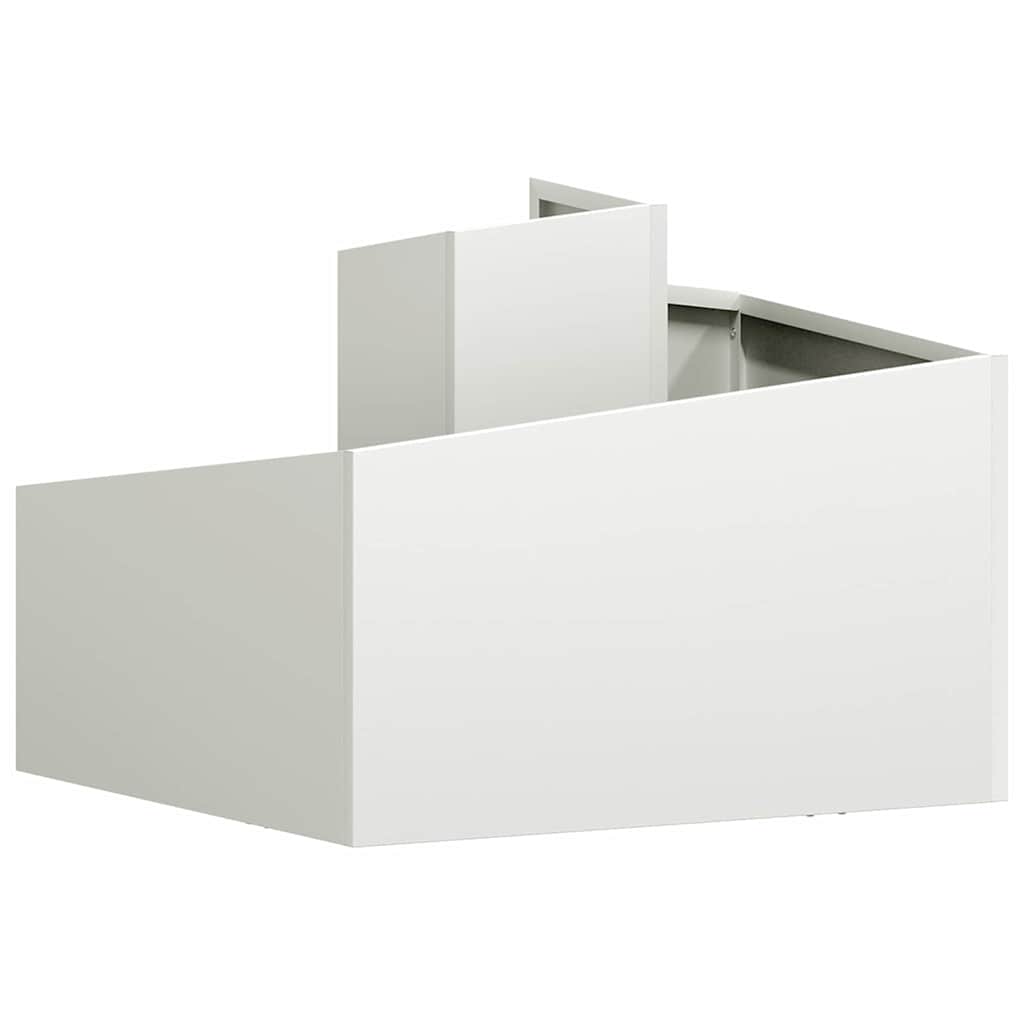 Sodo vazonas Balta 60 x 60 x 50 cm Šaltai valcuotas plienas Sodo vazonas Balta 60 x 60 x 50 cm Šaltai valcuotas plienas - Image 7