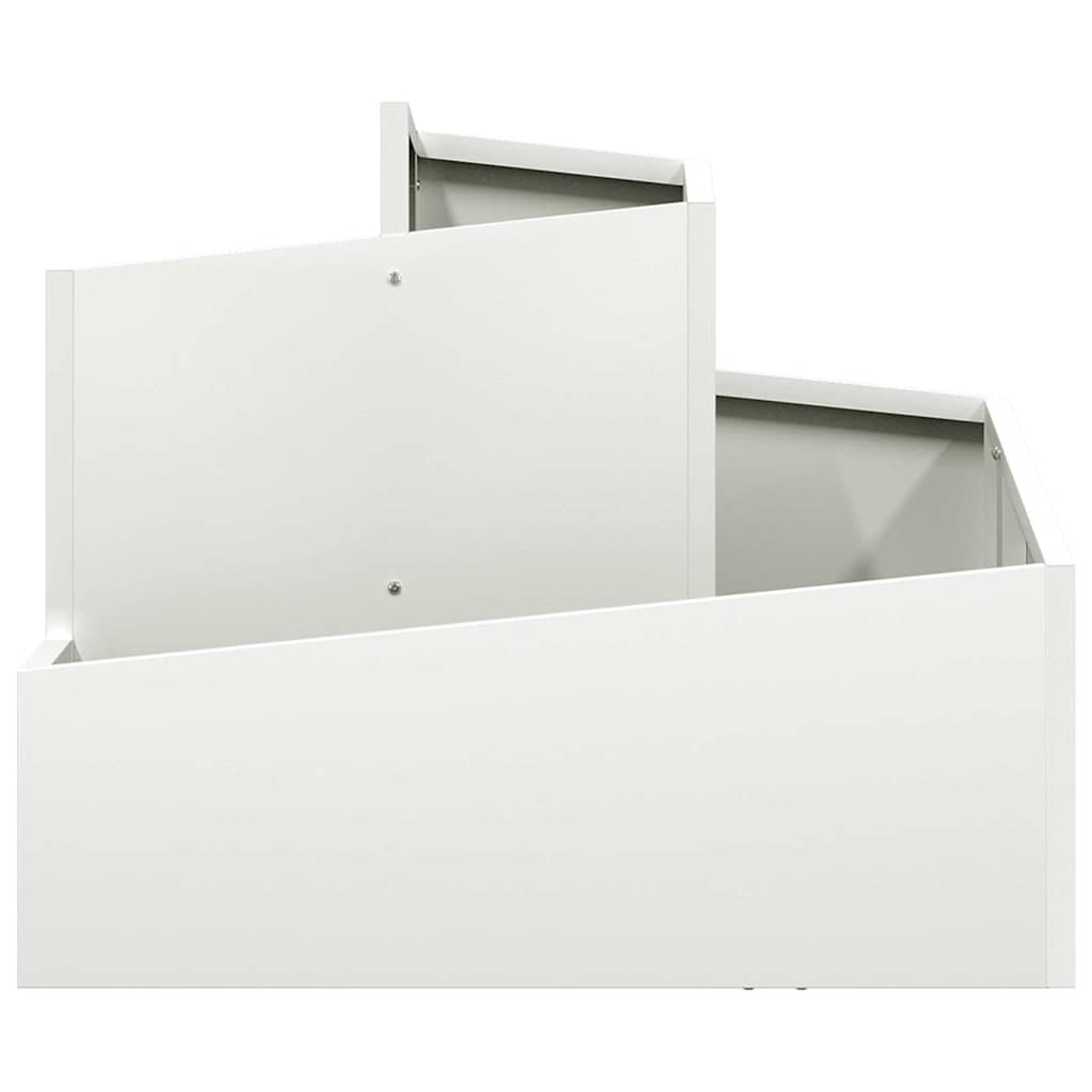 Sodo vazonas Balta 60 x 60 x 50 cm Šaltai valcuotas plienas Sodo vazonas Balta 60 x 60 x 50 cm Šaltai valcuotas plienas - Image 6