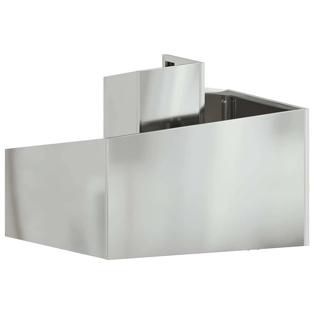 Sodo vazonas Sidabrinė 60 x 60 x 50 cm Galvanizuotas plienas Sodo vazonas Sidabrinė 60 x 60 x 50 cm Galvanizuotas plienas - Image 9