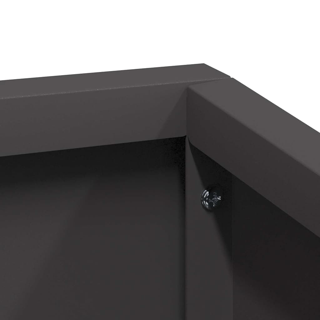 Sodo vazonas Juoda 80 x 80 x 50 cm Šaltai valcuotas plienas Sodo vazonas Juoda 80 x 80 x 50 cm Šaltai valcuotas plienas - Image 10