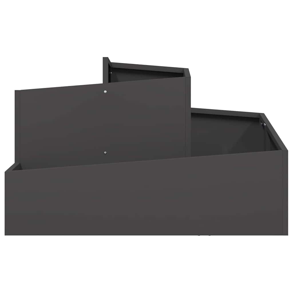 Sodo vazonas Juoda 80 x 80 x 50 cm Šaltai valcuotas plienas Sodo vazonas Juoda 80 x 80 x 50 cm Šaltai valcuotas plienas - Image 6