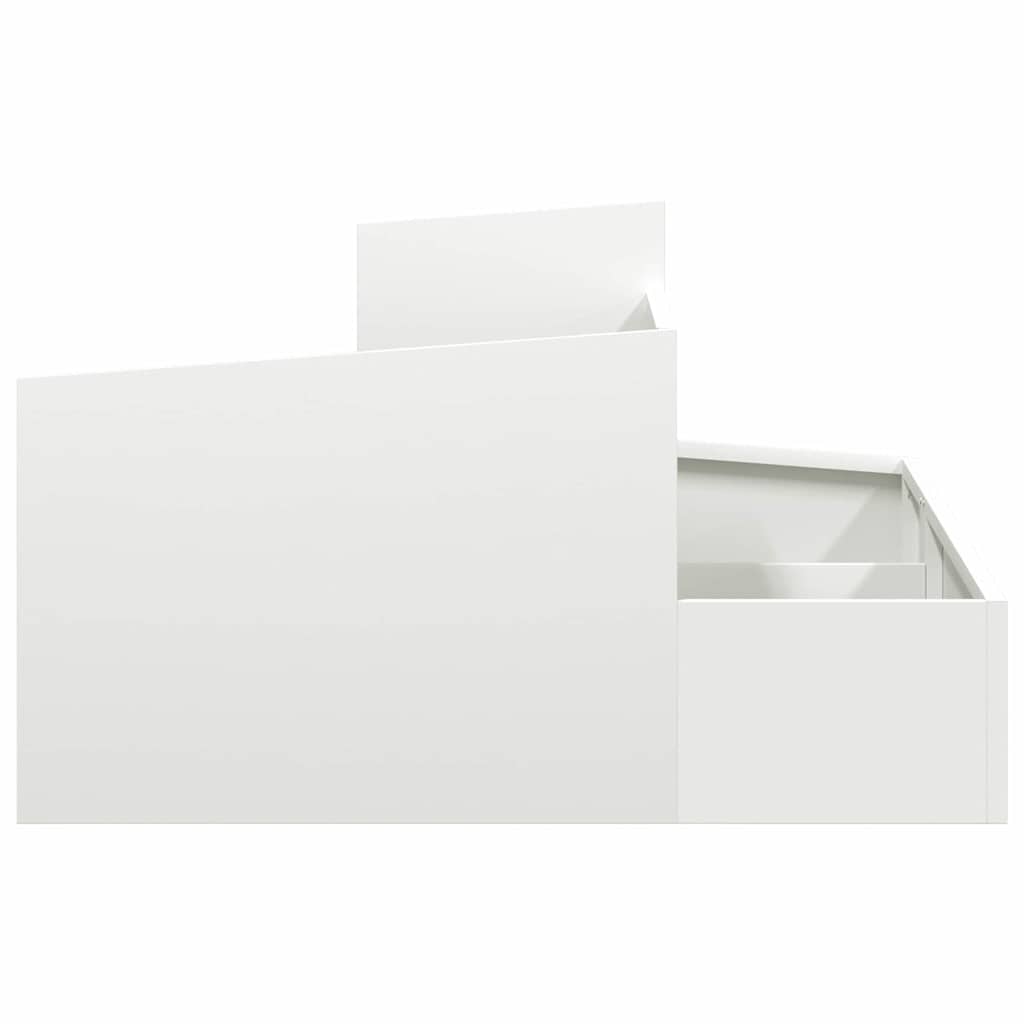 Sodo vazonas Balta 80 x 80 x 50 cm Šaltai valcuotas plienas Sodo vazonas Balta 80 x 80 x 50 cm Šaltai valcuotas plienas - Image 7