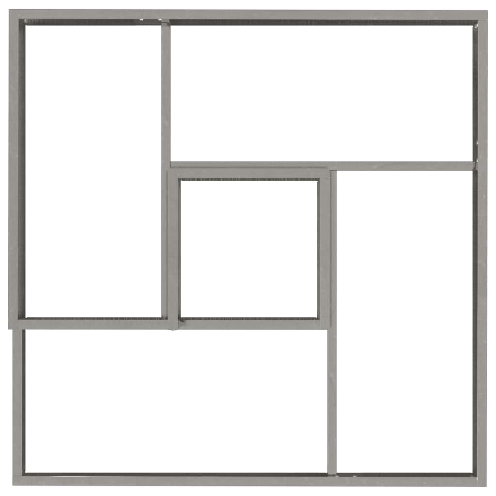 Sodo vazonas Sidabrinė 80 x 80 x 50 cm Galvanizuotas plienas Sodo vazonas Sidabrinė 80 x 80 x 50 cm Galvanizuotas plienas - Image 10