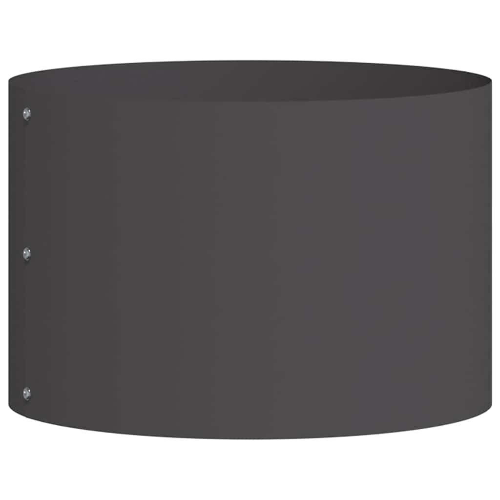 Vazonų žiedas Juoda 30 x 30 x 20 cm Šaltai valcuotas plienas Vazonų žiedas Juoda 30 x 30 x 20 cm Šaltai valcuotas plienas - Image 3
