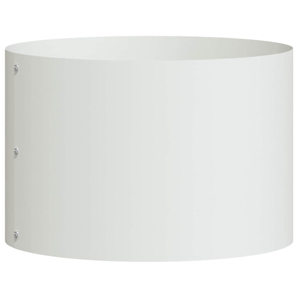 Vazonų žiedas Balta 30 x 30 x 20 cm Šaltai valcuotas plienas Vazonų žiedas Balta 30 x 30 x 20 cm Šaltai valcuotas plienas - Image 3