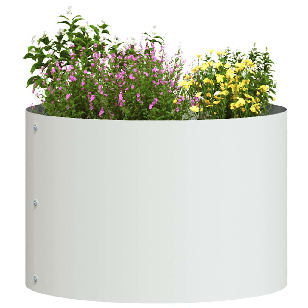 Vazonų žiedas Balta 30 x 30 x 20 cm Šaltai valcuotas plienas Vazonų žiedas Balta 30 x 30 x 20 cm Šaltai valcuotas plienas - Image 4