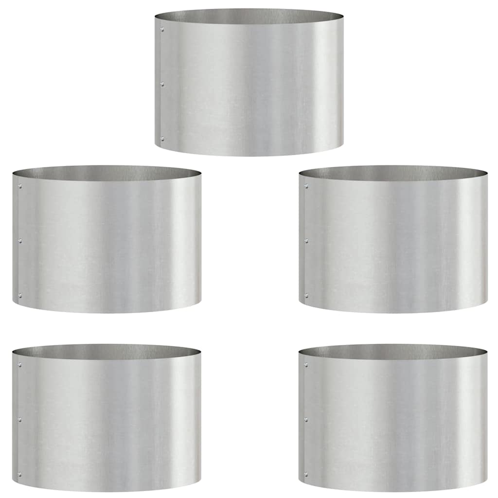 Vazonų žiedas 5 vnt. Sidabro 30 x 30 x 20 cm Vazonų žiedas 5 vnt. Sidabro 30 x 30 x 20 cm - Image 4
