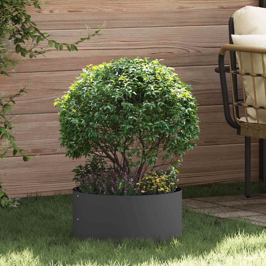 Vazonų žiedas Juoda 40 x 40 x 20 cm Šaltai valcuotas plienas Vazonų žiedas Juoda 40 x 40 x 20 cm Šaltai valcuotas plienas - Image 2
