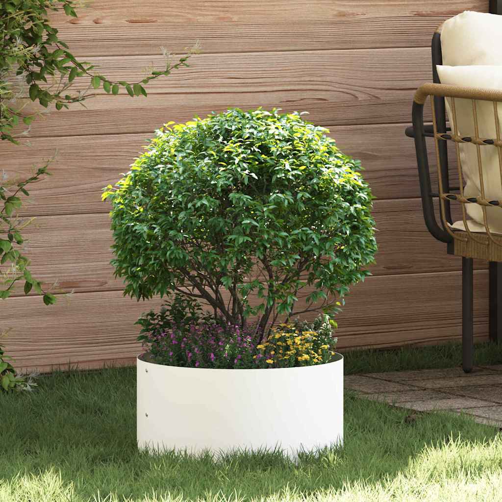Vazonų žiedas Balta 40 x 40 x 20 cm Šaltai valcuotas plienas Vazonų žiedas Balta 40 x 40 x 20 cm Šaltai valcuotas plienas - Image 2