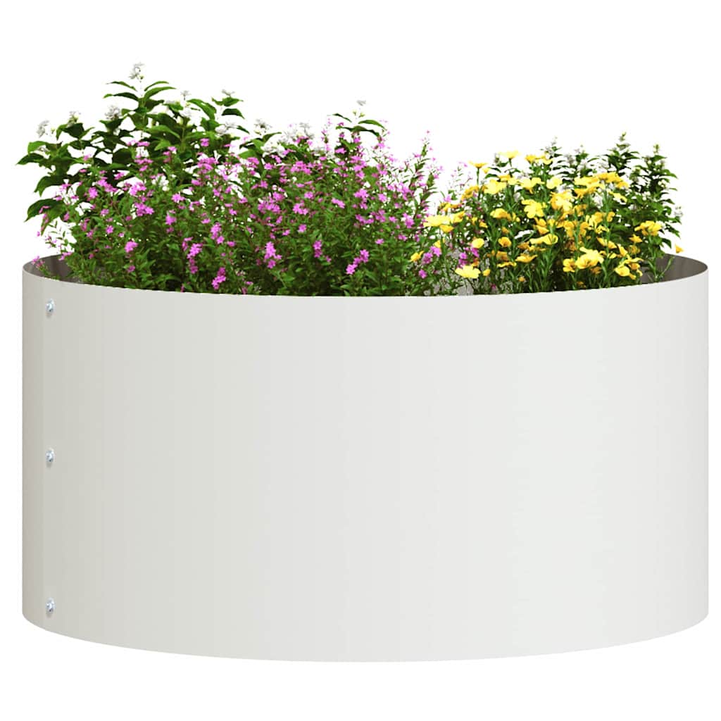 Vazonų žiedas Balta 40 x 40 x 20 cm Šaltai valcuotas plienas Vazonų žiedas Balta 40 x 40 x 20 cm Šaltai valcuotas plienas - Image 4