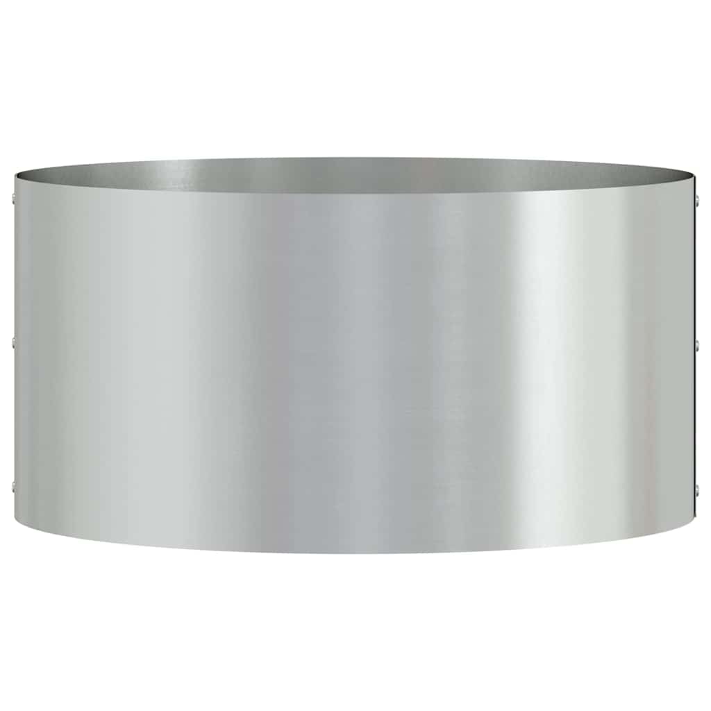 Vazonų žiedas 5 vnt. Sidabro 40 x 40 x 20 cm Cinkuota plienas Vazonų žiedas 5 vnt. Sidabro 40 x 40 x 20 cm Cinkuota plienas - Image 8