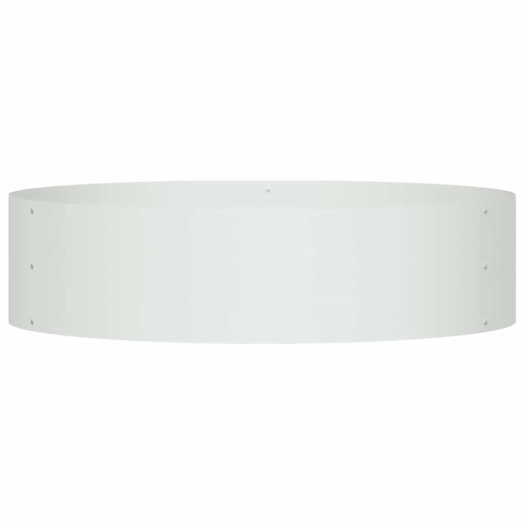Vazonų žiedas Balta 80 x 80 x 20 cm Šaltai valcuotas plienas Vazonų žiedas Balta 80 x 80 x 20 cm Šaltai valcuotas plienas - Image 6