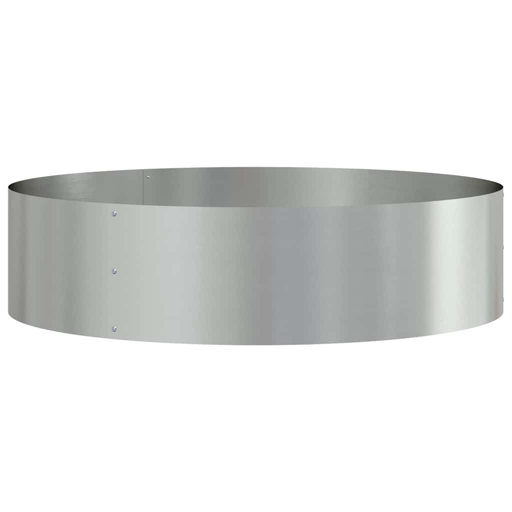 Vazonų žiedas 5 vnt. Sidabro 80 x 80 x 20 cm Cinkuota plienas Vazonų žiedas 5 vnt. Sidabro 80 x 80 x 20 cm Cinkuota plienas - Image 7