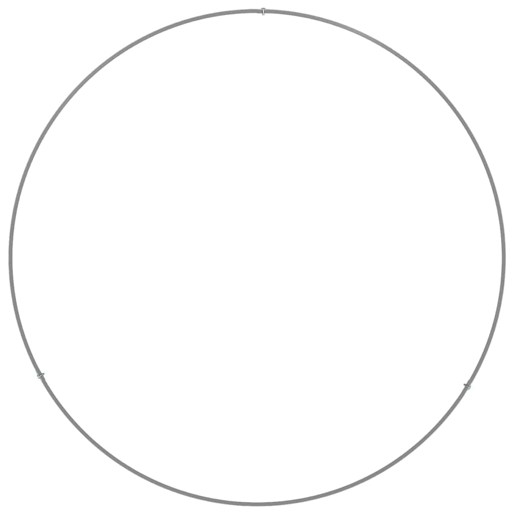 Vazonų žiedas 5 vnt. Sidabro 80 x 80 x 20 cm Cinkuota plienas Vazonų žiedas 5 vnt. Sidabro 80 x 80 x 20 cm Cinkuota plienas - Image 9