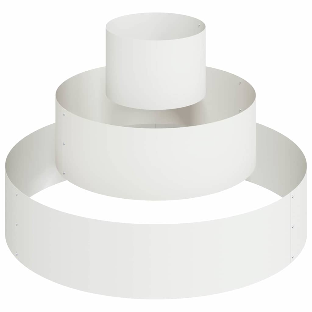 Sodo vazonas Balta 90 x 90 x 20 cm Šaltai valcuotas plienas Sodo vazonas Balta 90 x 90 x 20 cm Šaltai valcuotas plienas - Image 3