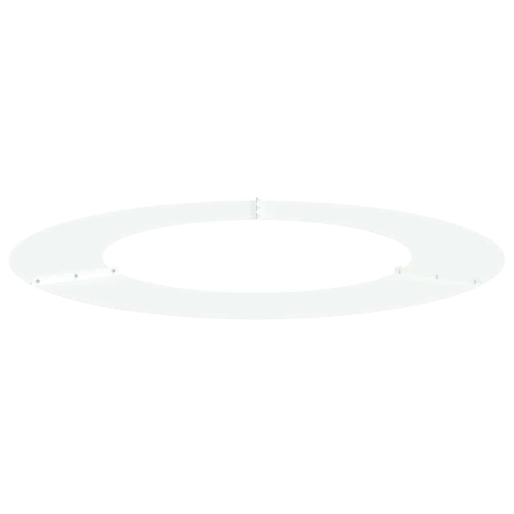 tinkamas plokštiems medžio žiedams 5 vnt. Balta Ø50/80 cm tinkamas plokštiems medžio žiedams 5 vnt. Balta Ø50/80 cm - Image 5