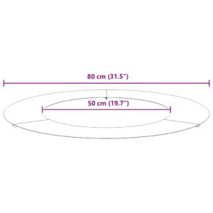 tinkamas plokščiam medžio žiedui Sidabro Ø50/80 cm