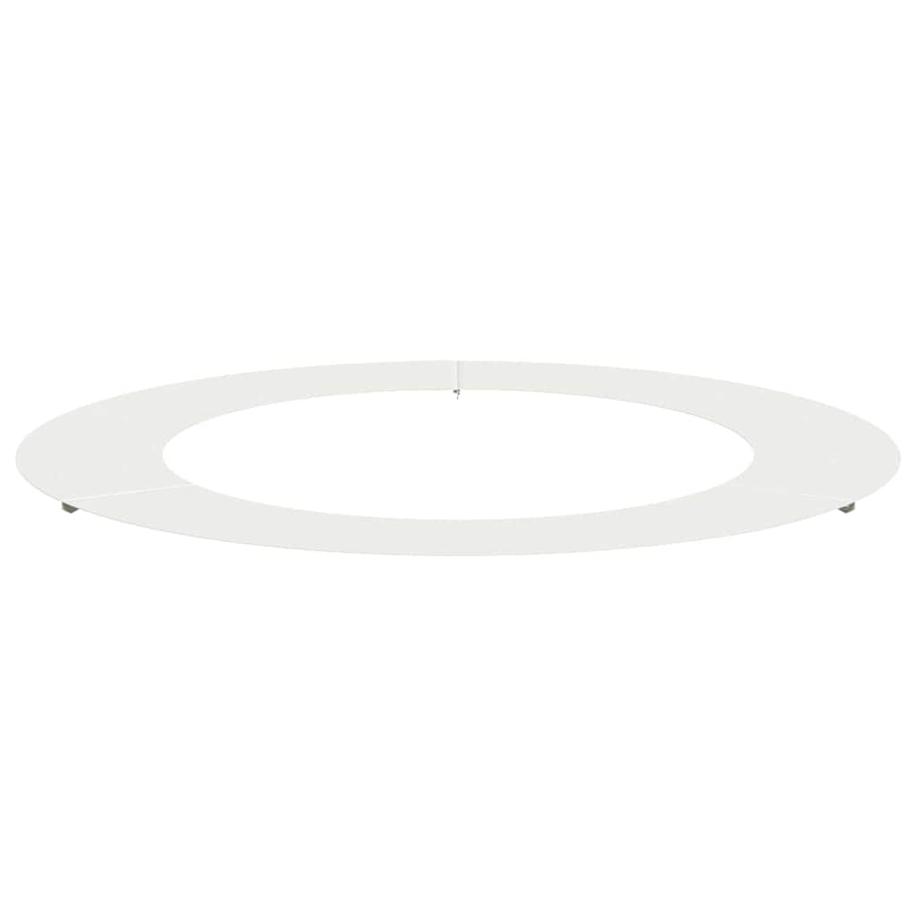 tinkamas plokščiam medžio žiedui Balta Ø60/90 cm Plienas tinkamas plokščiam medžio žiedui Balta Ø60/90 cm Plienas - Image 3
