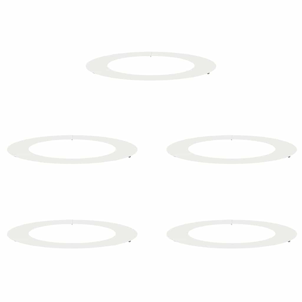 tinkamas plokštiems medžio žiedams 5 vnt. Balta Ø60/90 cm tinkamas plokštiems medžio žiedams 5 vnt. Balta Ø60/90 cm - Image 3