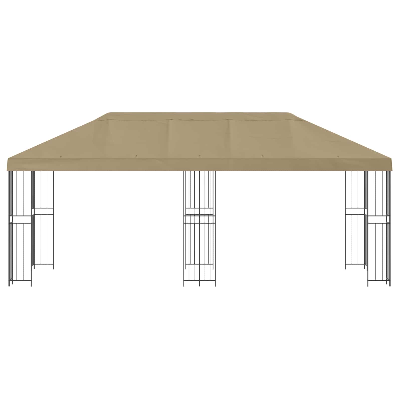 Sodo Paviljonas 6 x 3 m Smėlio Poliesteris ir plienas 190 gsm Sodo Paviljonas 6 x 3 m Smėlio Poliesteris ir plienas 190 gsm - Image 4