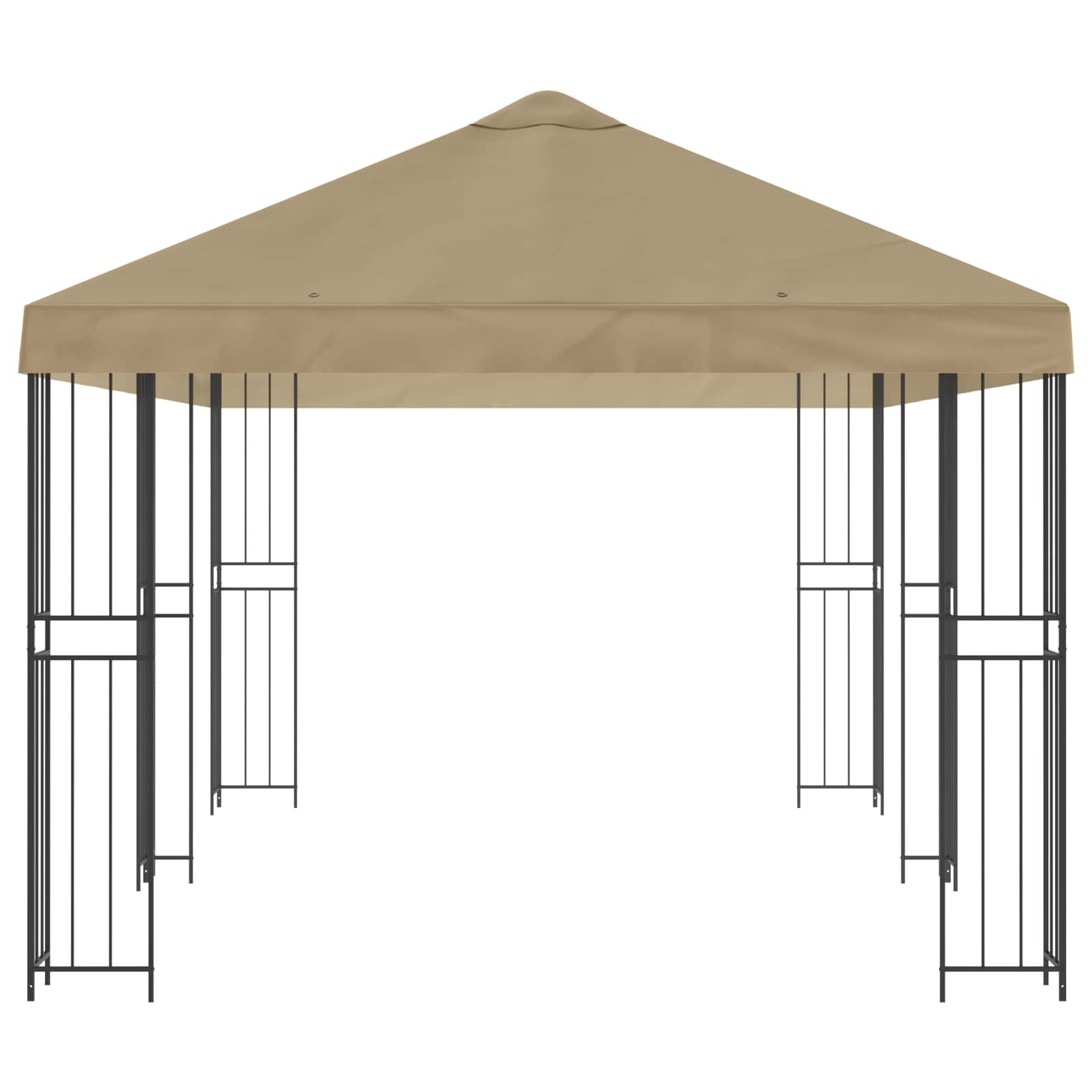 Sodo Paviljonas 6 x 3 m Smėlio Poliesteris ir plienas 190 gsm Sodo Paviljonas 6 x 3 m Smėlio Poliesteris ir plienas 190 gsm - Image 5