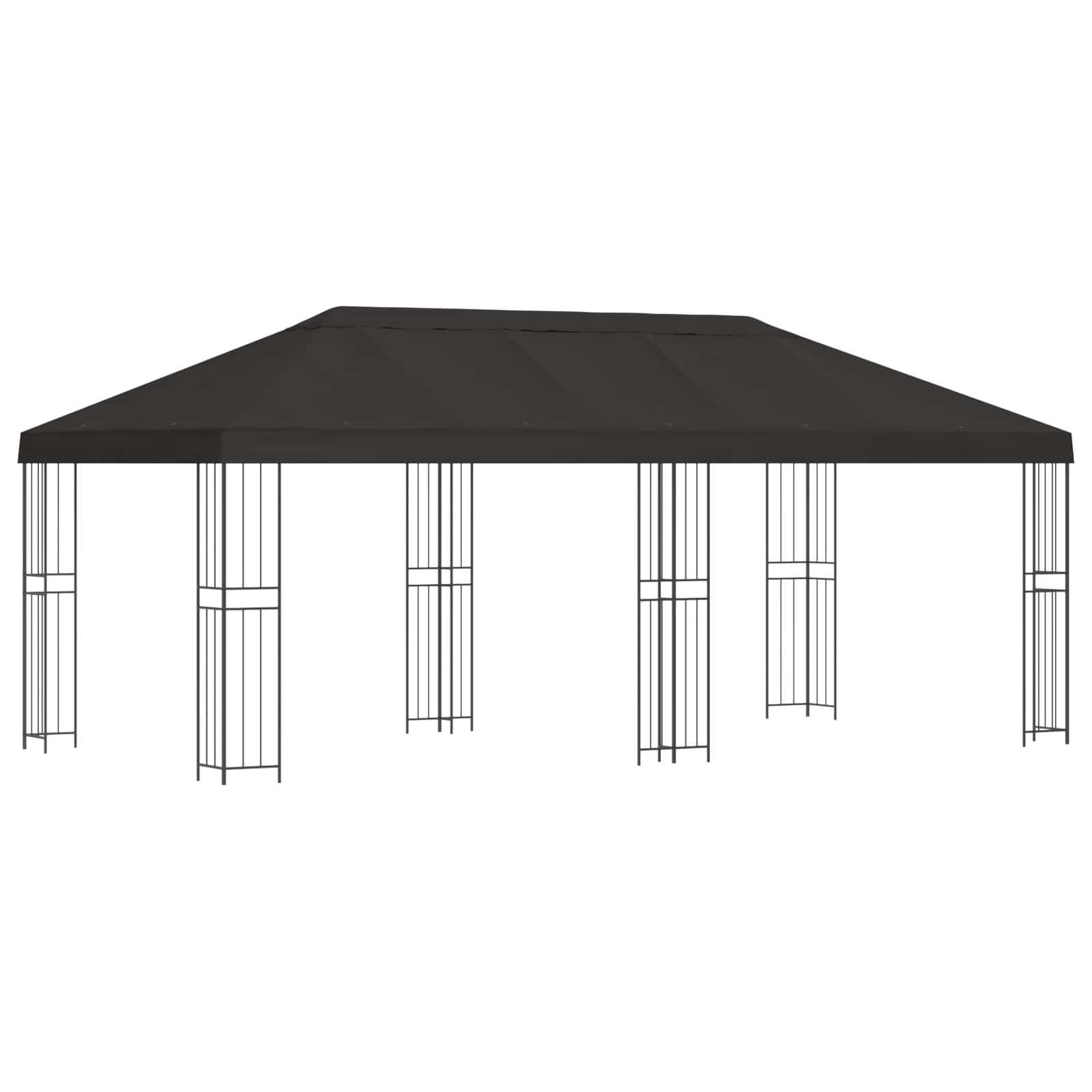 Sodo Paviljonas 6 x 3 m Antracito Poliesteris ir plienas Sodo Paviljonas 6 x 3 m Antracito Poliesteris ir plienas - Image 3