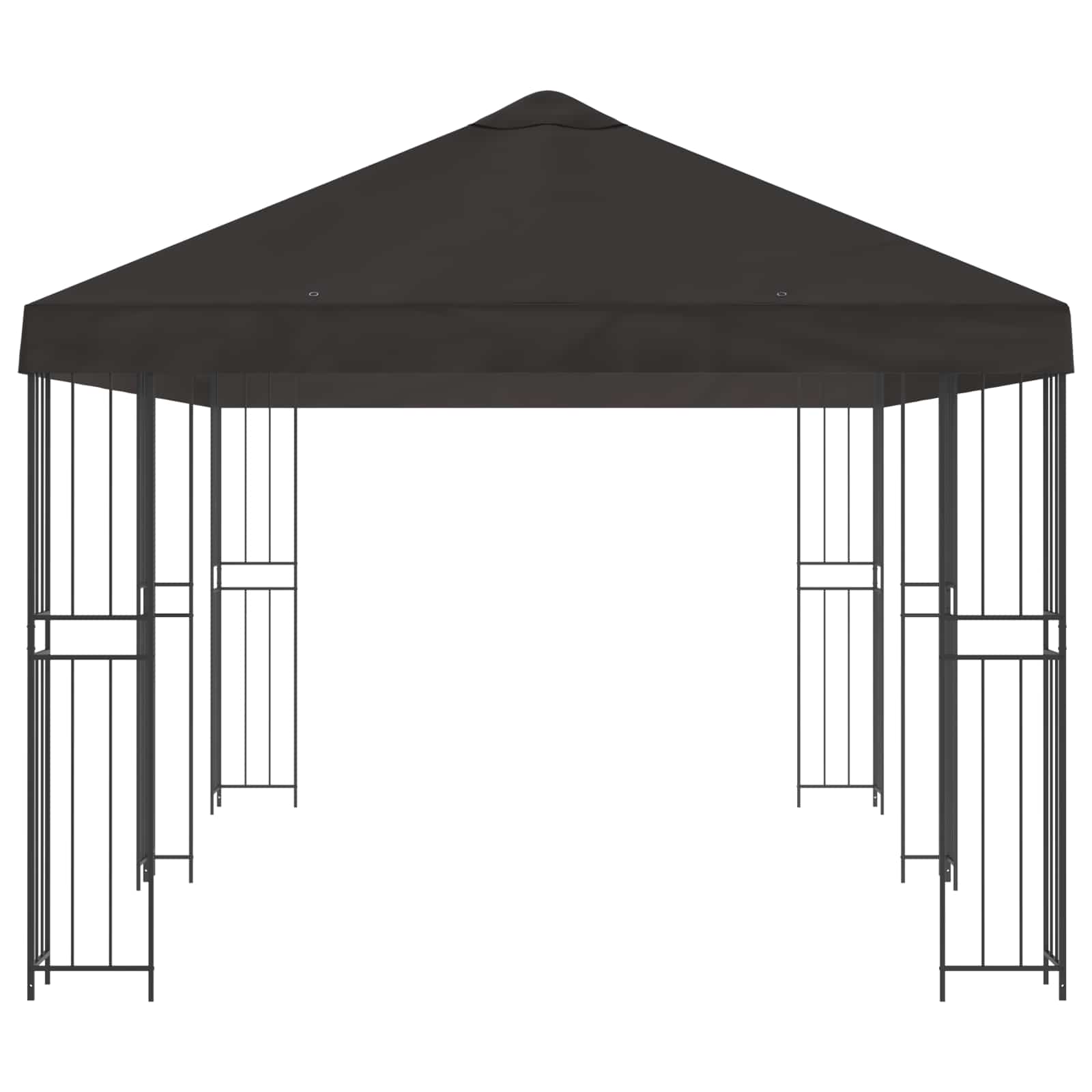 Sodo Paviljonas 6 x 3 m Antracito Poliesteris ir plienas Sodo Paviljonas 6 x 3 m Antracito Poliesteris ir plienas - Image 5