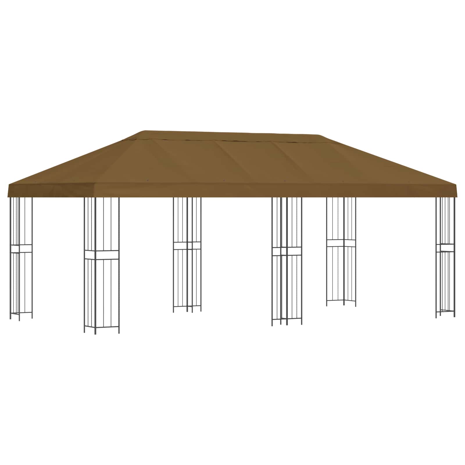 Sodo Paviljonas 6 x 3 m Taupe Poliesteris ir plienas 190 gsm Sodo Paviljonas 6 x 3 m Taupe Poliesteris ir plienas 190 gsm - Image 3