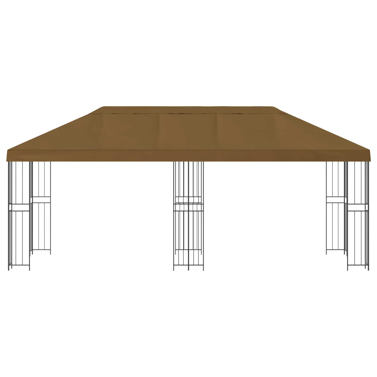 Sodo Paviljonas 6 x 3 m Taupe Poliesteris ir plienas 190 gsm Sodo Paviljonas 6 x 3 m Taupe Poliesteris ir plienas 190 gsm - Image 4