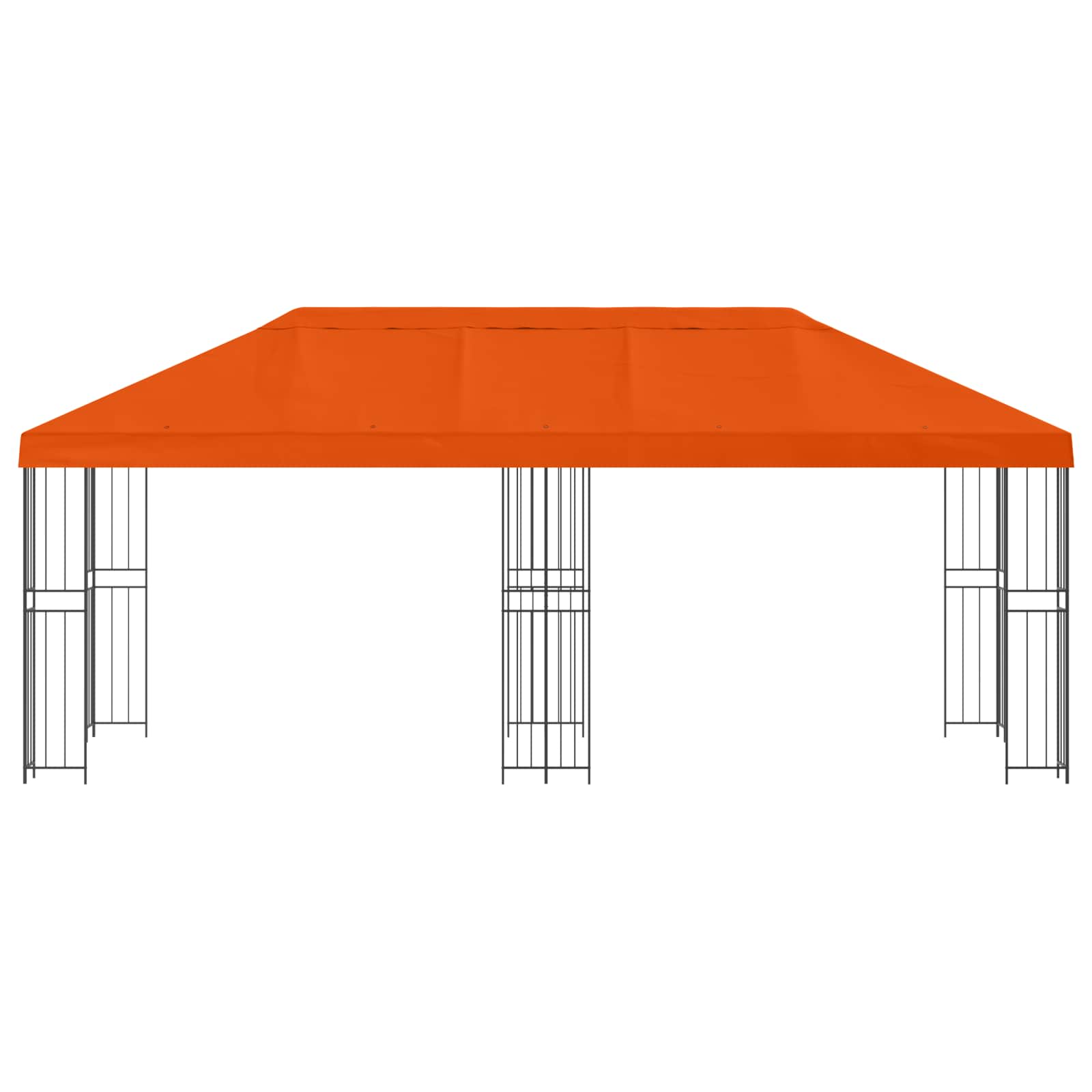 Sodo Paviljonas 6 x 3 m Oranžinė Poliesteris ir plienas 190 gsm Sodo Paviljonas 6 x 3 m Oranžinė Poliesteris ir plienas 190 gsm - Image 4