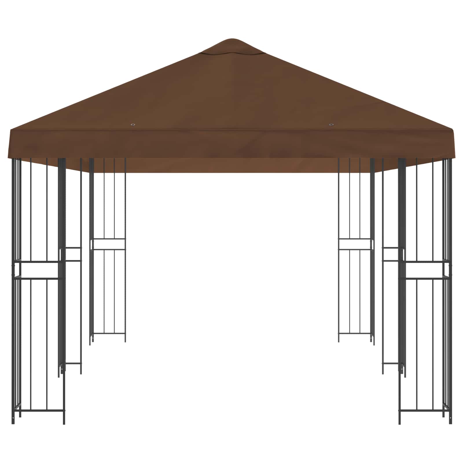 Sodo Paviljonas 6 x 3 m Ruda Poliesteris ir plienas 190 gsm Sodo Paviljonas 6 x 3 m Ruda Poliesteris ir plienas 190 gsm - Image 5
