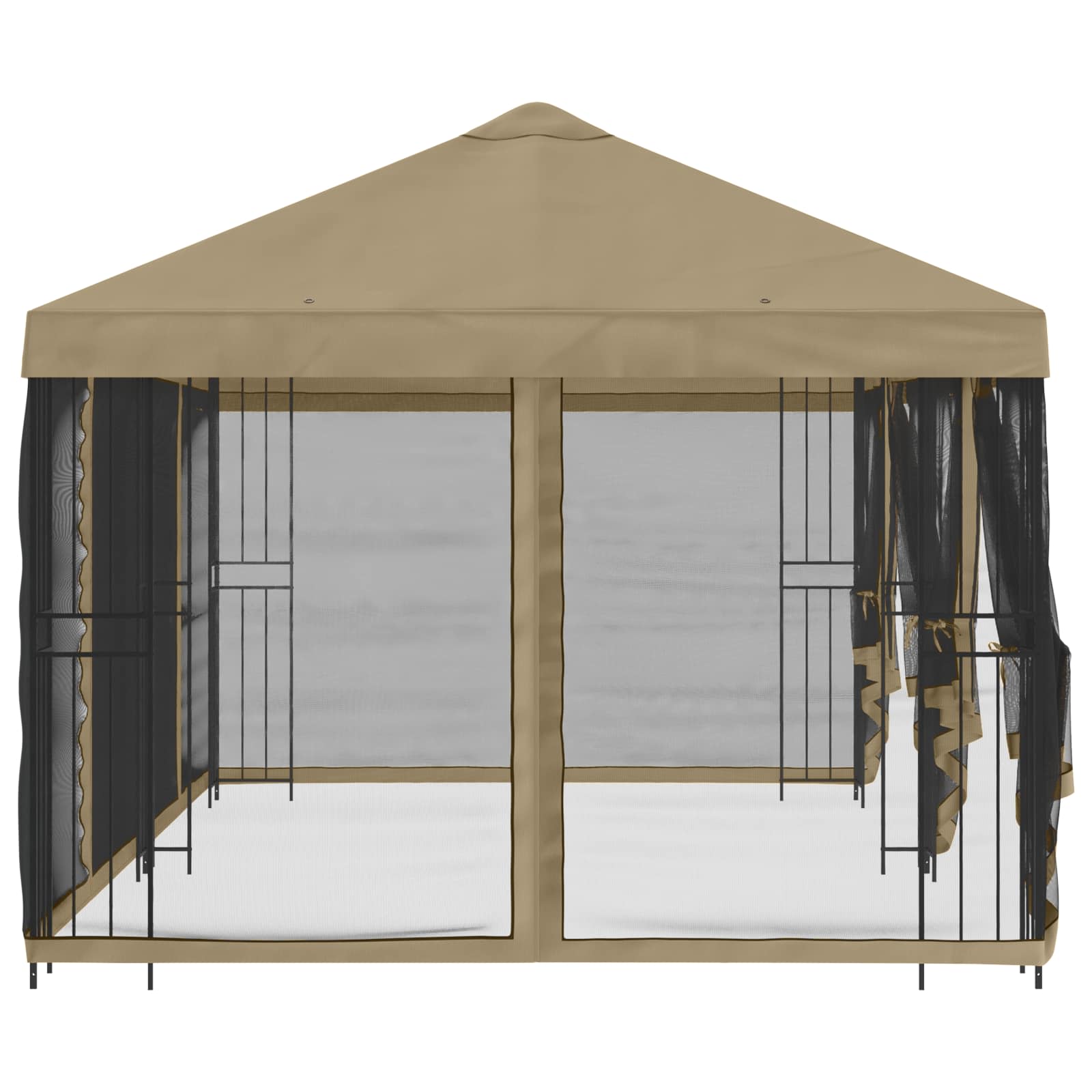 Paviljonas su šoninėmis sienelėmis 6 x 3 m Smėlio Paviljonas su šoninėmis sienelėmis 6 x 3 m Smėlio - Image 5