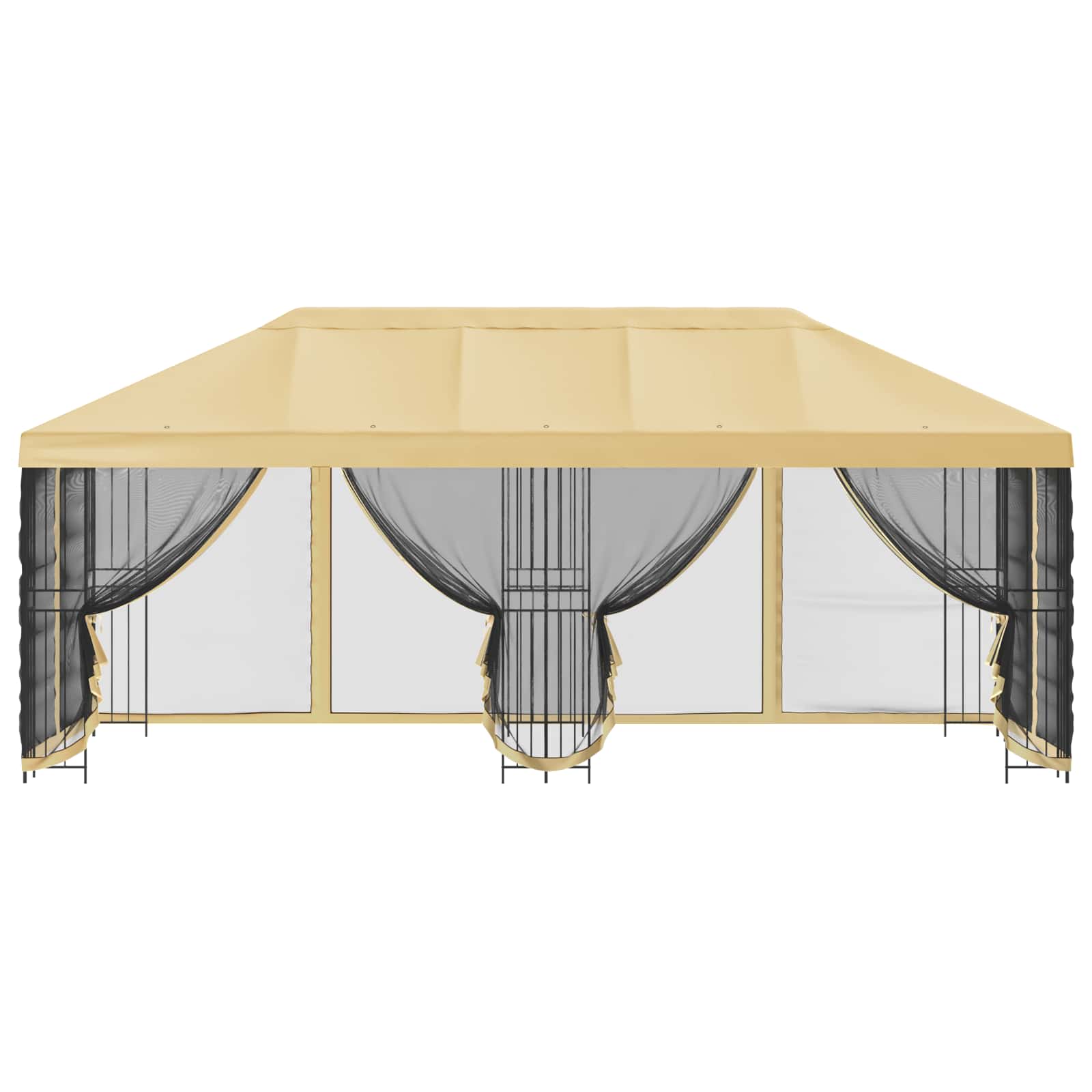 Paviljonas su šoninėmis sienelėmis 6 x 3 m Kreminė Paviljonas su šoninėmis sienelėmis 6 x 3 m Kreminė - Image 4