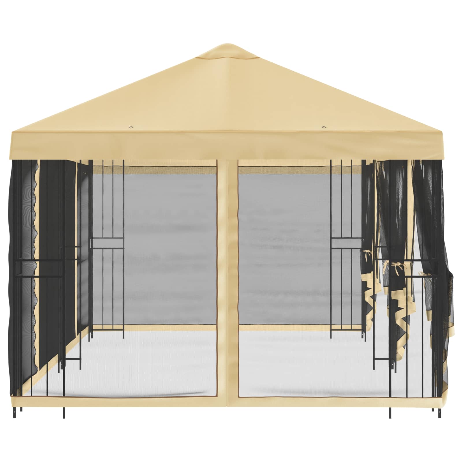 Paviljonas su šoninėmis sienelėmis 6 x 3 m Kreminė Paviljonas su šoninėmis sienelėmis 6 x 3 m Kreminė - Image 5