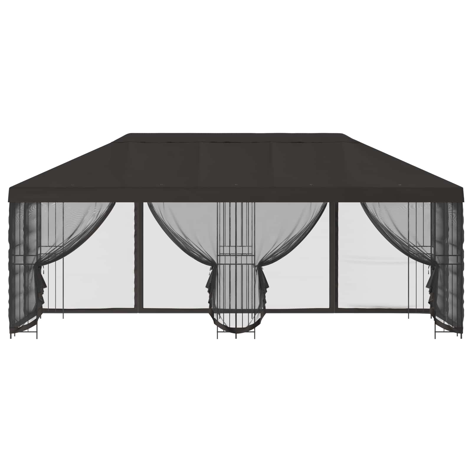 Paviljonas su šoninėmis sienelėmis 6 x 3 m Antracito Paviljonas su šoninėmis sienelėmis 6 x 3 m Antracito - Image 4