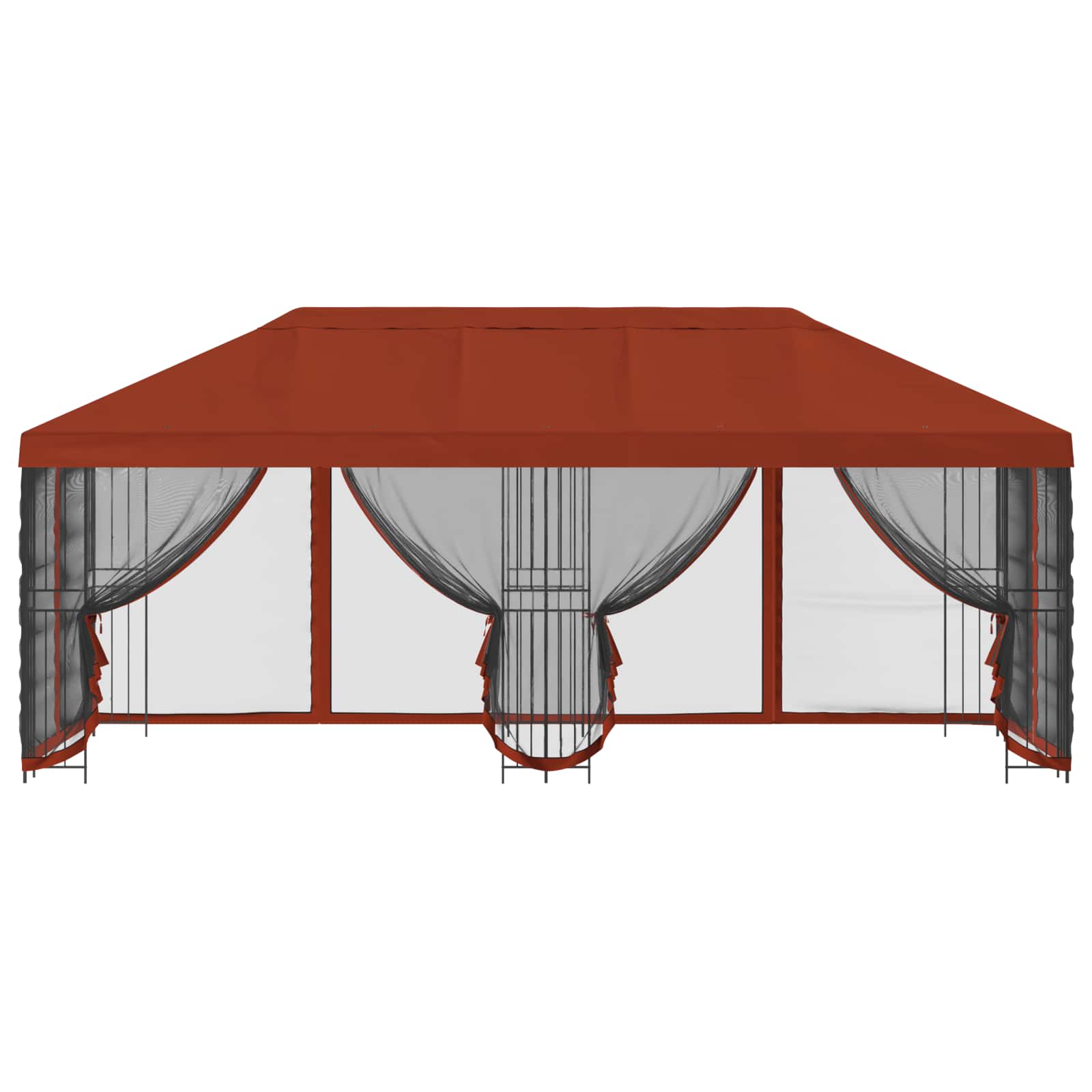 Paviljonas su šoninėmis sienelėmis 6 x 3 m Terakotos Paviljonas su šoninėmis sienelėmis 6 x 3 m Terakotos - Image 4