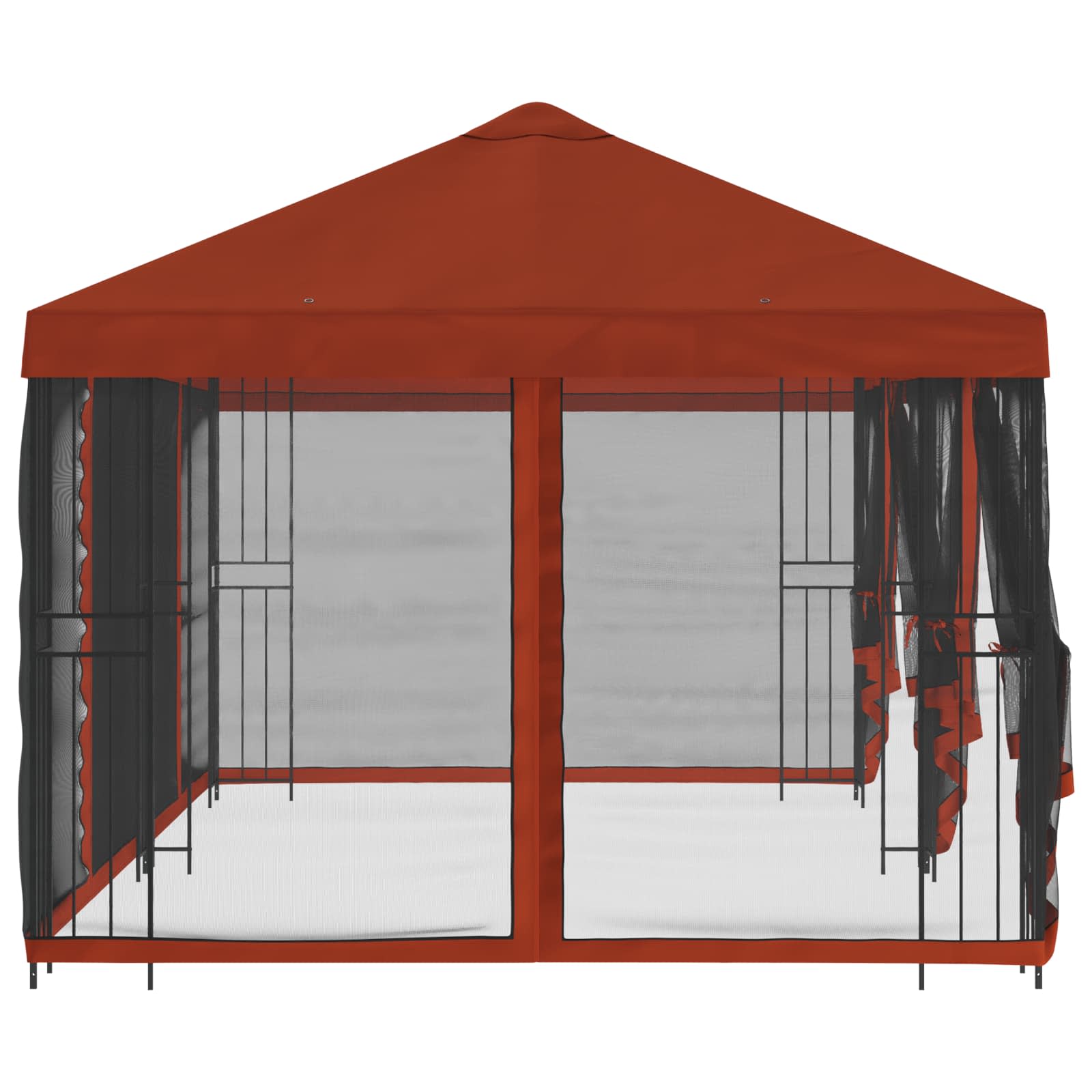 Paviljonas su šoninėmis sienelėmis 6 x 3 m Terakotos Paviljonas su šoninėmis sienelėmis 6 x 3 m Terakotos - Image 5