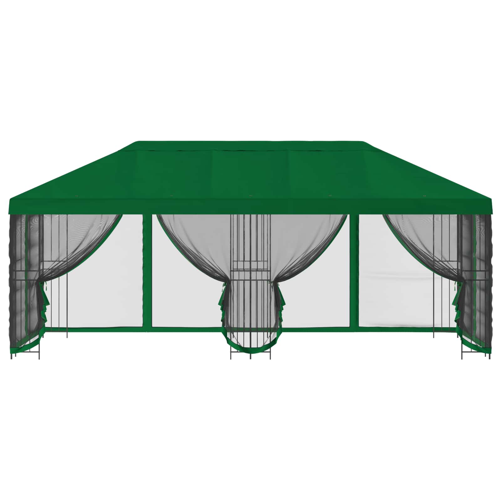Paviljonas su šoninėmis sienelėmis 6 x 3 m Žalia Paviljonas su šoninėmis sienelėmis 6 x 3 m Žalia - Image 4