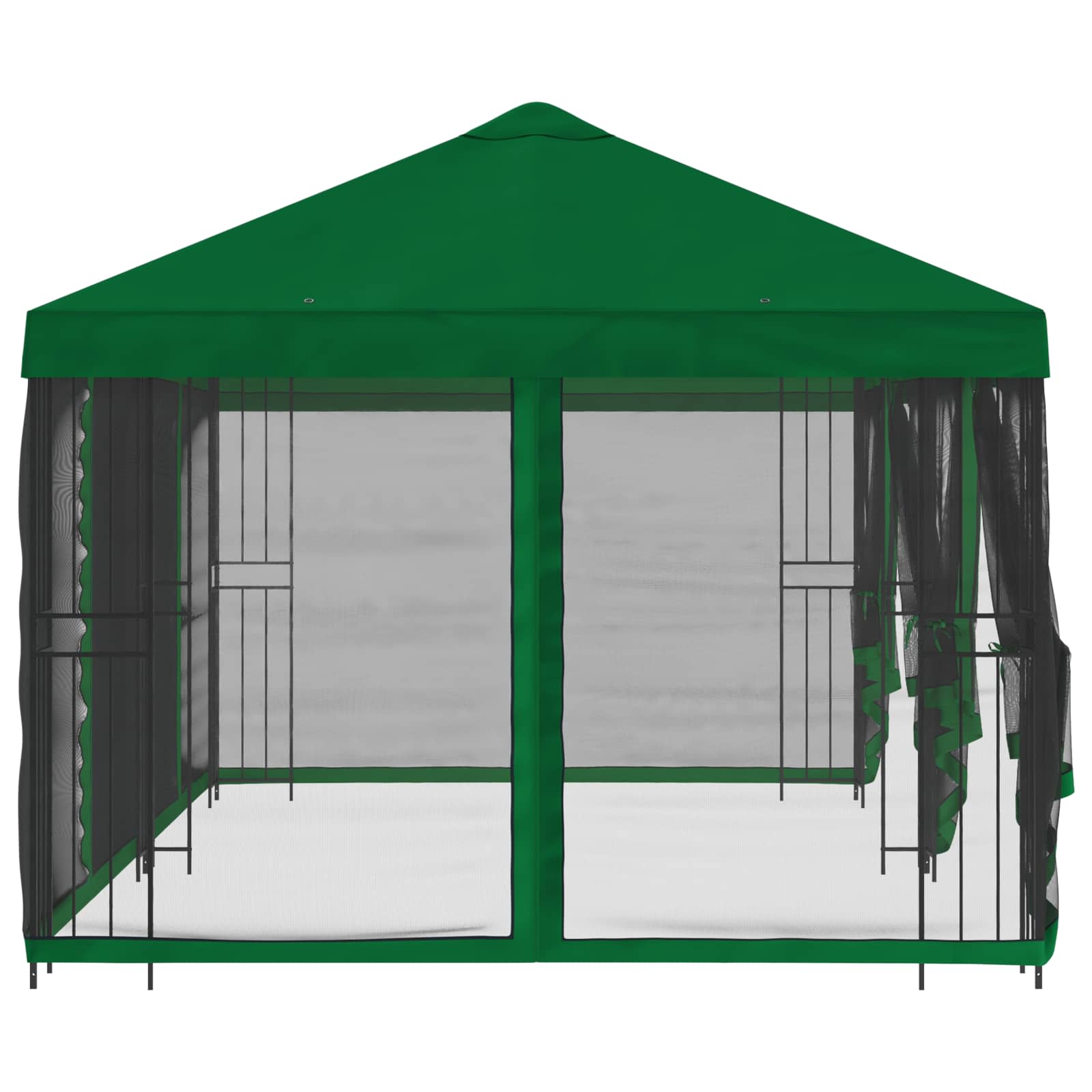 Paviljonas su šoninėmis sienelėmis 6 x 3 m Žalia Paviljonas su šoninėmis sienelėmis 6 x 3 m Žalia - Image 5