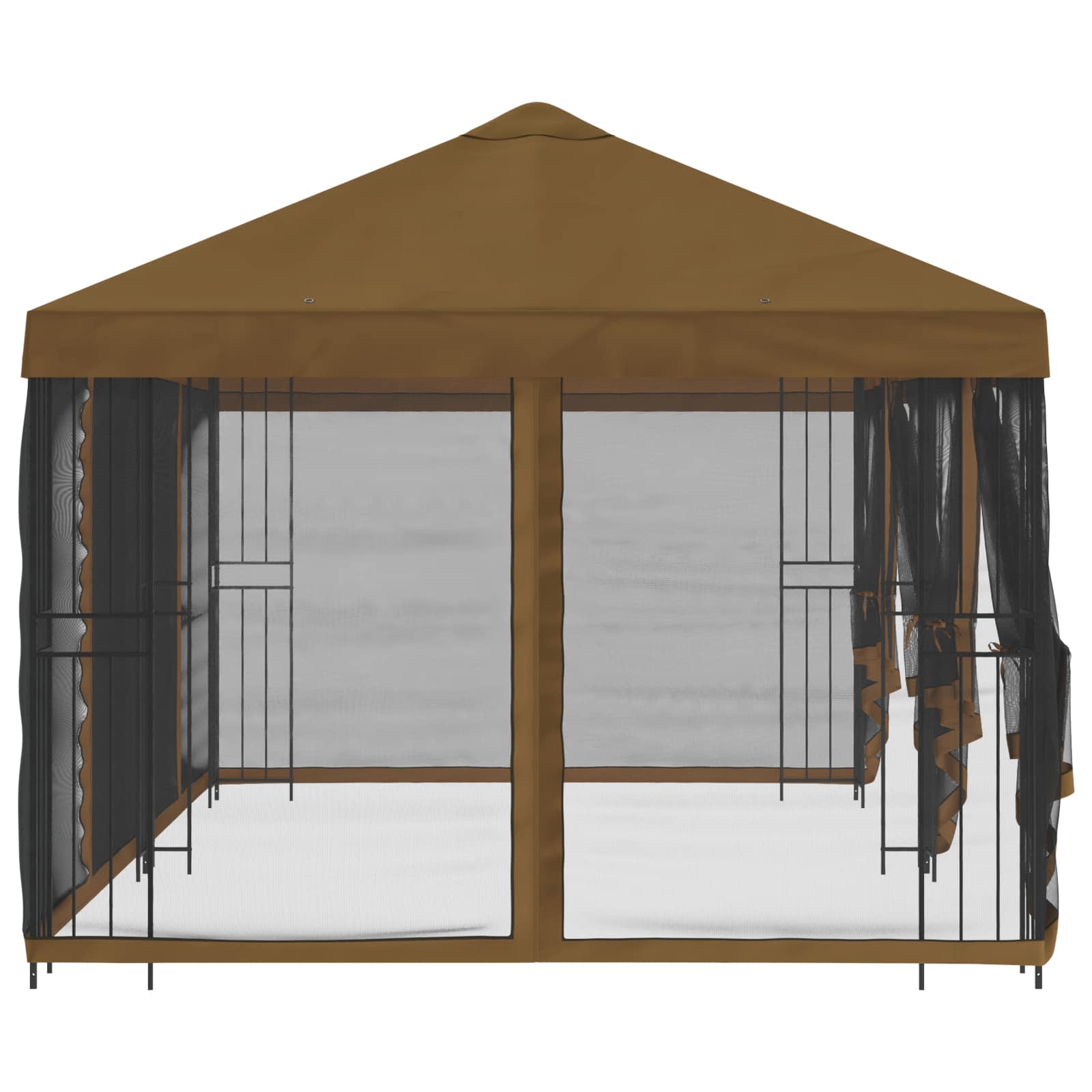 Paviljonas su šoninėmis sienelėmis 6 x 3 m Taupe Paviljonas su šoninėmis sienelėmis 6 x 3 m Taupe - Image 5