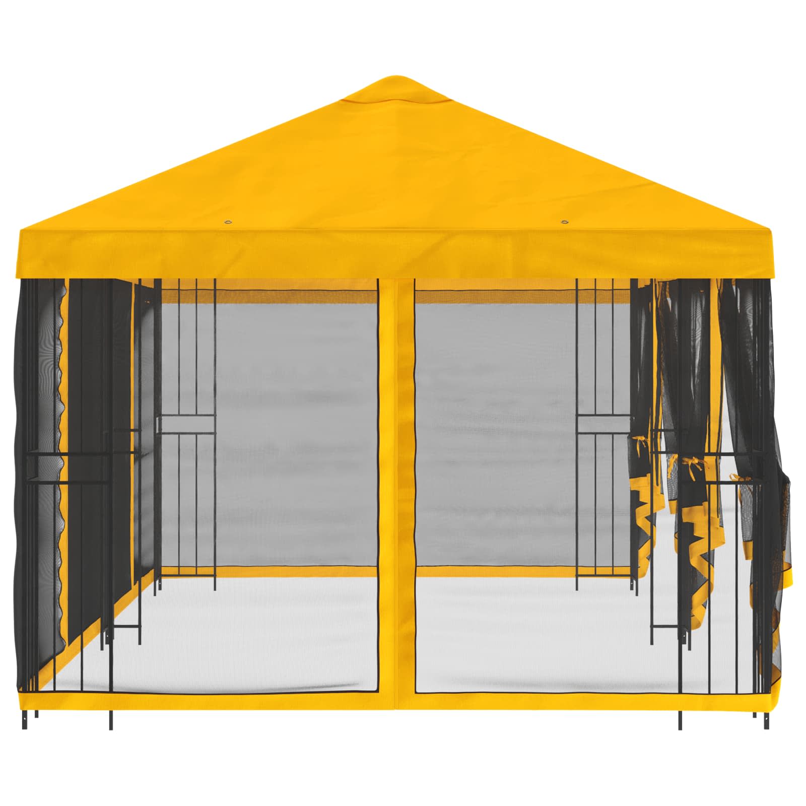Paviljonas su šoninėmis sienelėmis 6 x 3 m Geltona Paviljonas su šoninėmis sienelėmis 6 x 3 m Geltona - Image 5