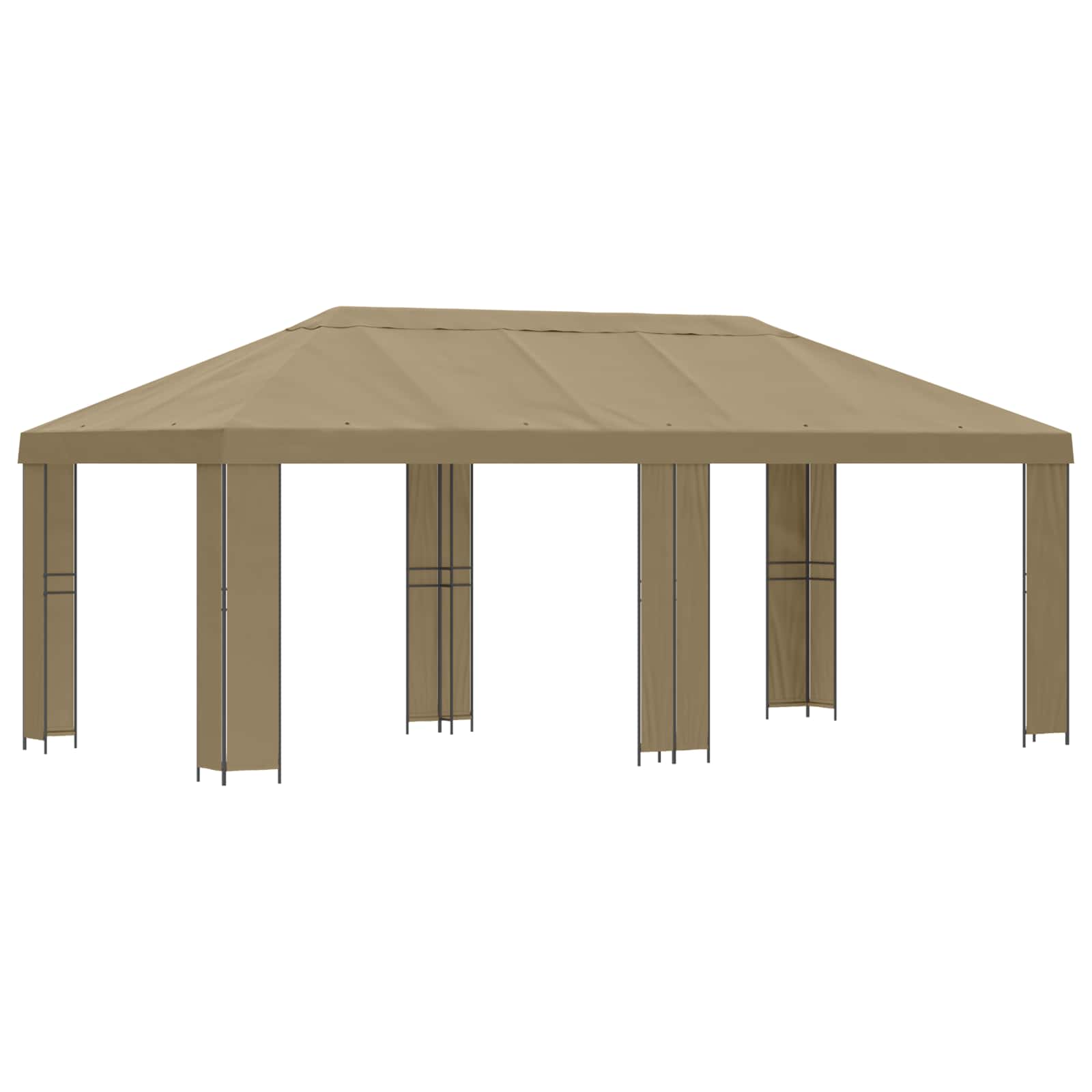 Sodo Paviljonas 6 x 3 m Smėlio Poliesteris ir plienas 190 gsm Sodo Paviljonas 6 x 3 m Smėlio Poliesteris ir plienas 190 gsm - Image 3