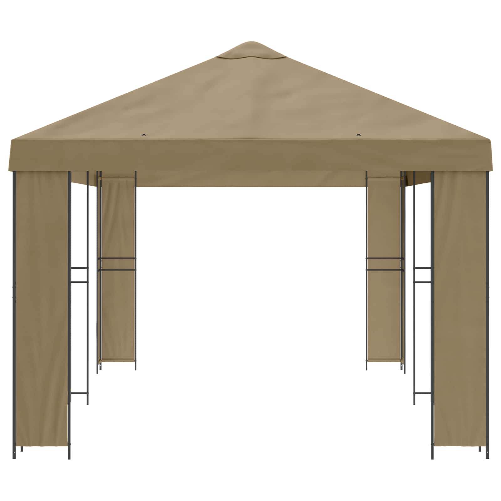 Sodo Paviljonas 6 x 3 m Smėlio Poliesteris ir plienas 190 gsm Sodo Paviljonas 6 x 3 m Smėlio Poliesteris ir plienas 190 gsm - Image 5