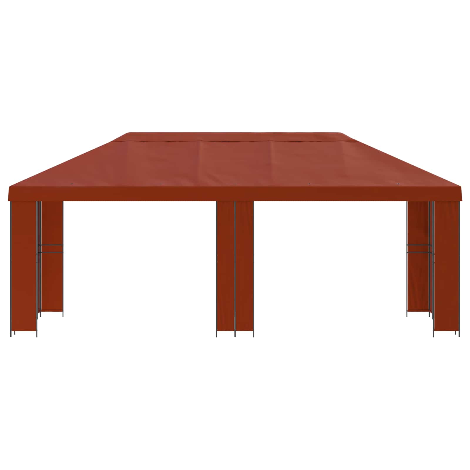 Sodo Paviljonas 6 x 3 m Terakotos Poliesteris ir plienas Sodo Paviljonas 6 x 3 m Terakotos Poliesteris ir plienas - Image 4