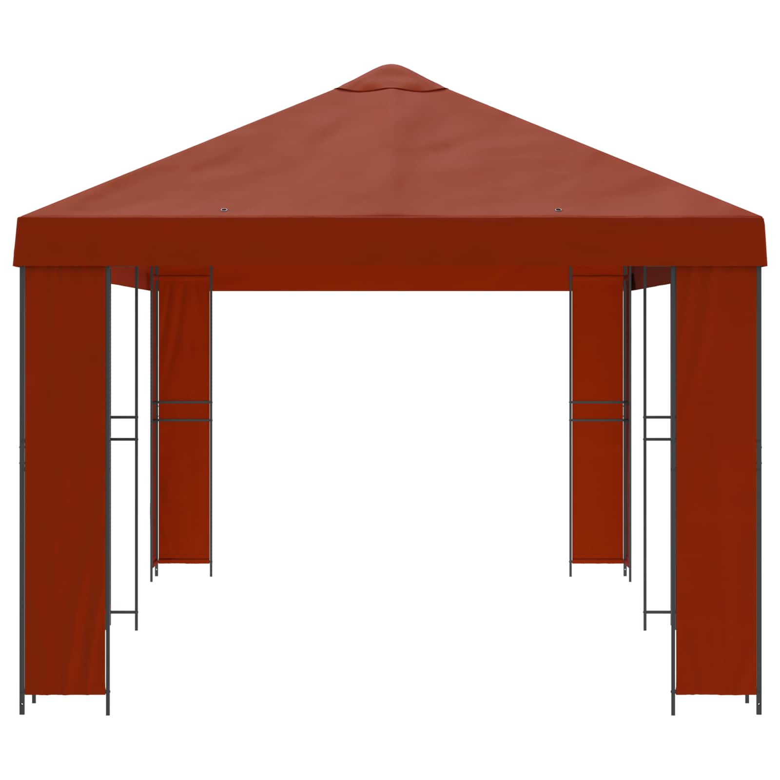 Sodo Paviljonas 6 x 3 m Terakotos Poliesteris ir plienas Sodo Paviljonas 6 x 3 m Terakotos Poliesteris ir plienas - Image 5