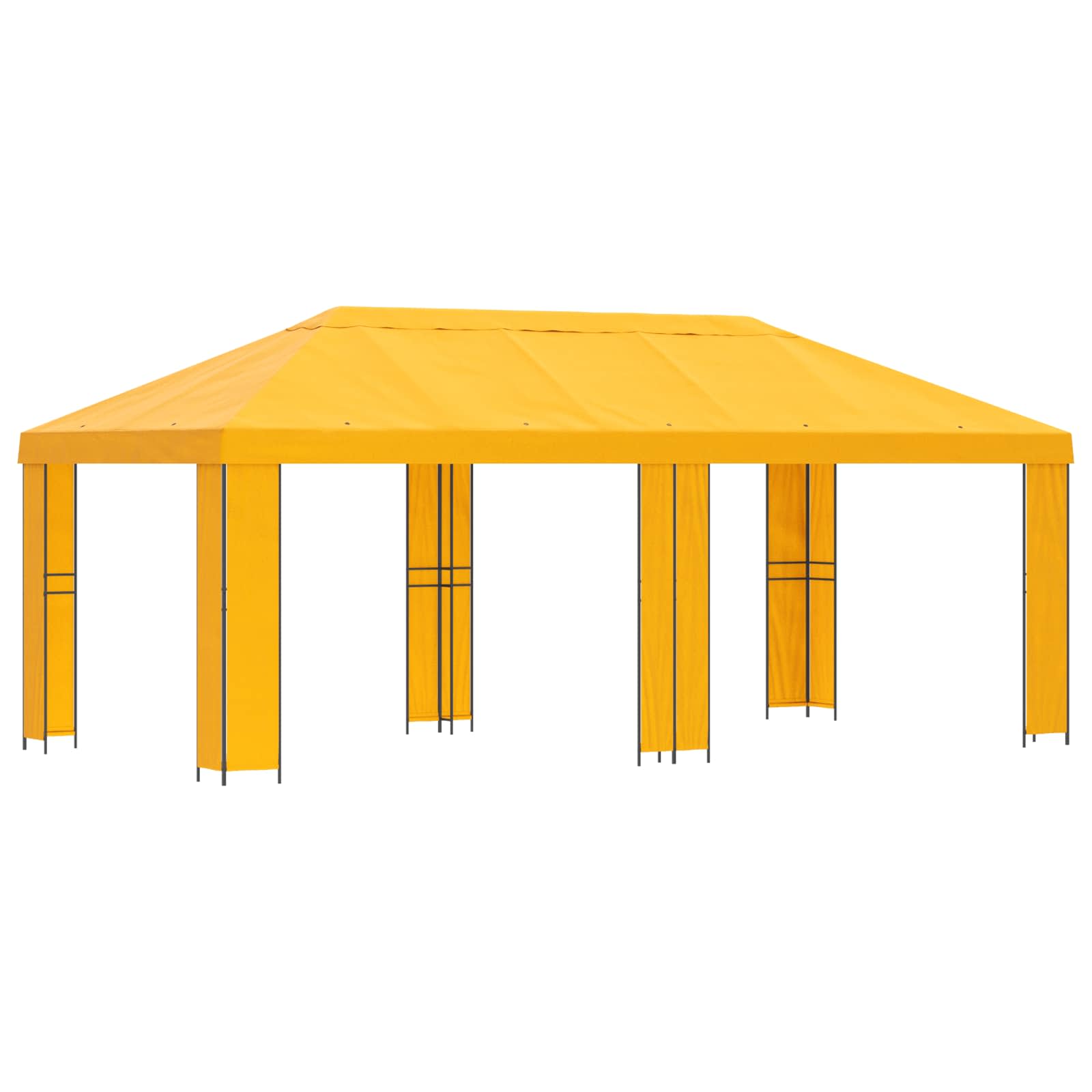 Sodo Paviljonas 6 x 3 m Geltona Poliesteris ir plienas 190 gsm Sodo Paviljonas 6 x 3 m Geltona Poliesteris ir plienas 190 gsm - Image 3