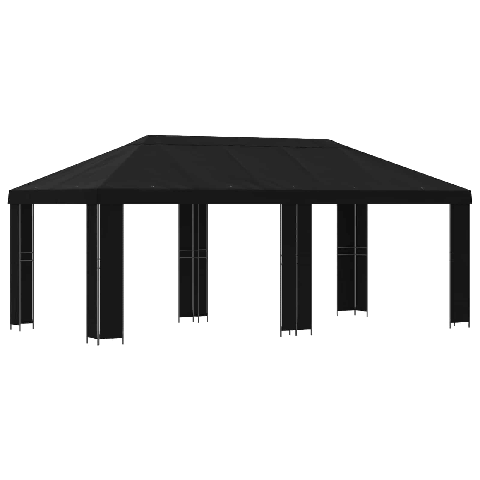 Sodo Paviljonas 6 x 3 m Juoda Poliesteris ir plienas 190 gsm Sodo Paviljonas 6 x 3 m Juoda Poliesteris ir plienas 190 gsm - Image 3