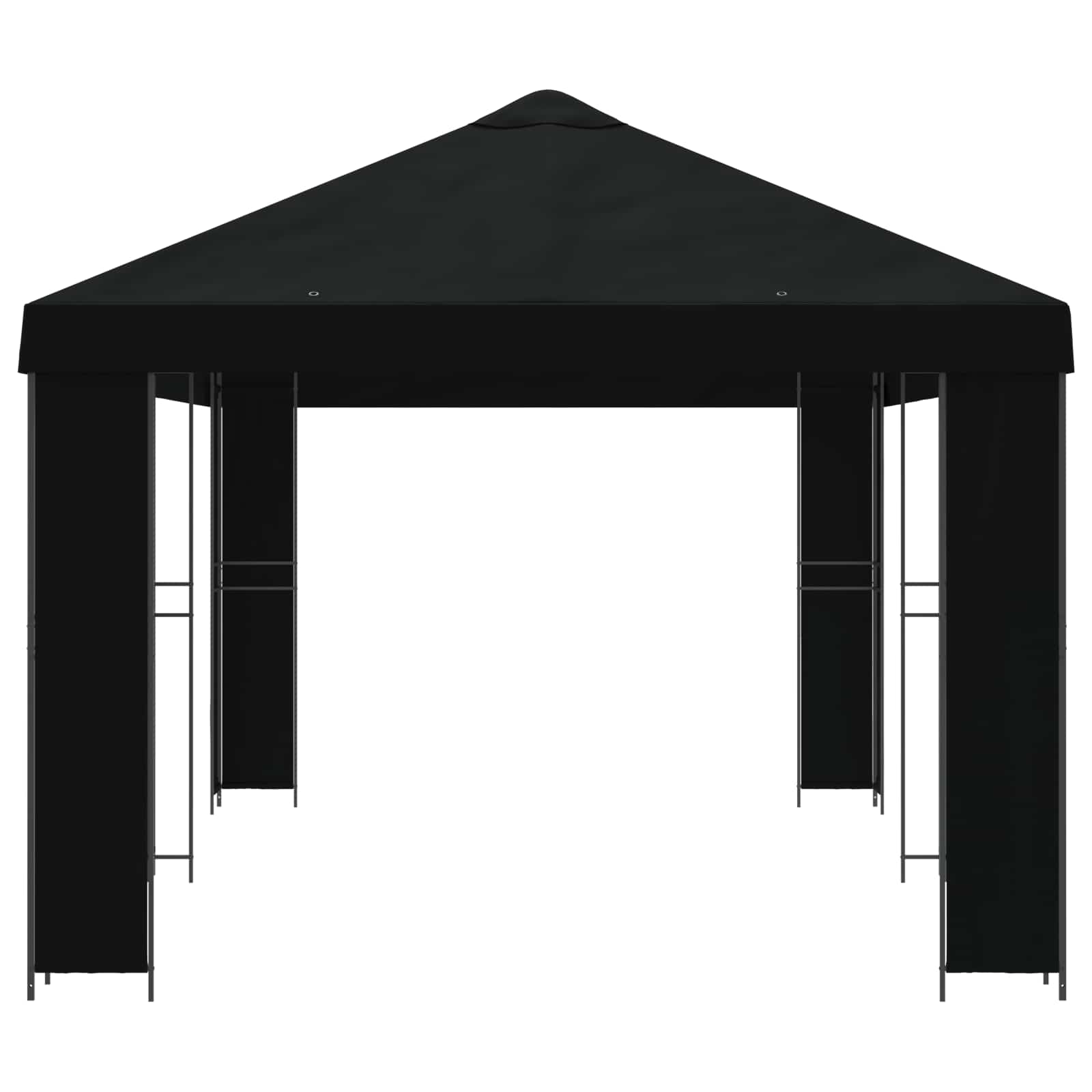 Sodo Paviljonas 6 x 3 m Juoda Poliesteris ir plienas 190 gsm Sodo Paviljonas 6 x 3 m Juoda Poliesteris ir plienas 190 gsm - Image 5