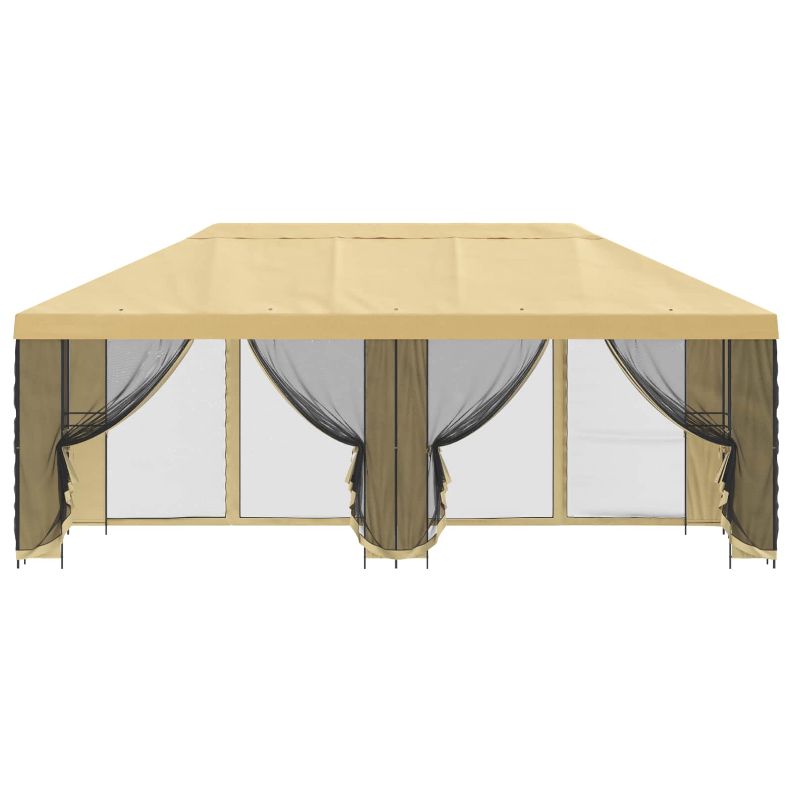 Sodo pavėsinė su šoninėmis sienelėmis 6 x 3 m Kreminė Sodo pavėsinė su šoninėmis sienelėmis 6 x 3 m Kreminė - Image 4