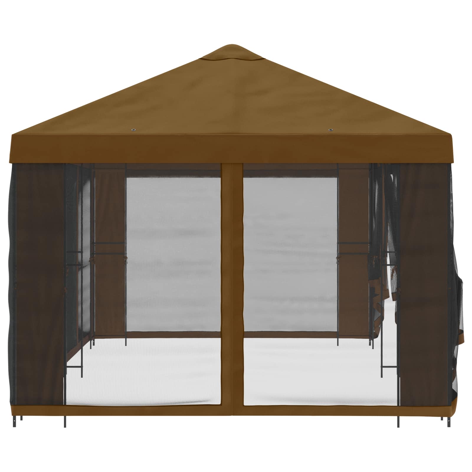 Sodo pavėsinė su šoninėmis sienelėmis 6 x 3 m Taupe Sodo pavėsinė su šoninėmis sienelėmis 6 x 3 m Taupe - Image 5